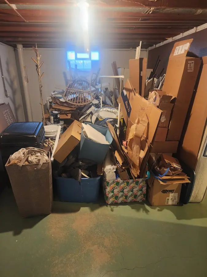 Roll-off dumpster container at job site for Roll Off Dumpster Rental in Melbourne